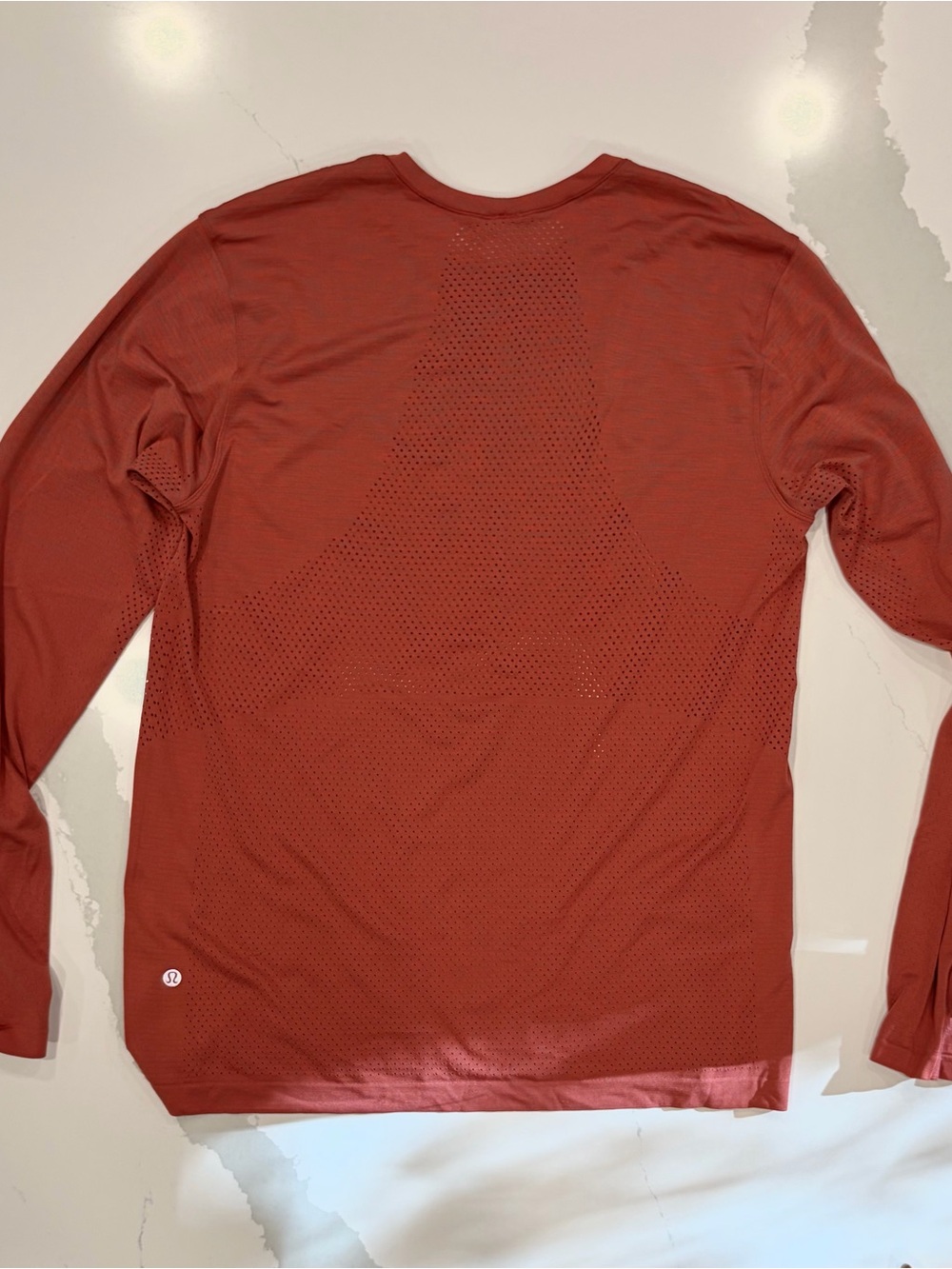 Lululemon Men's Long Sleeve Performance Shirt - Rust Red - Picture 4 of 4